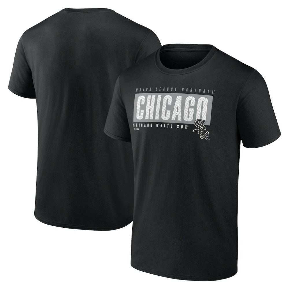 Chicago White Sox Blocked Out T-Shirt Black