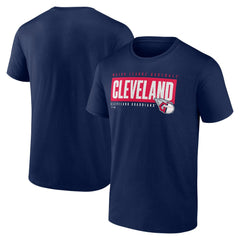 Cleveland Guardians Blocked Out T-Shirt Navy