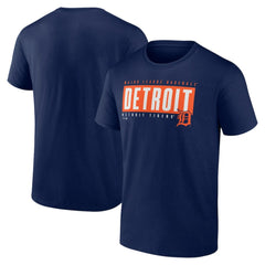 Detroit Tigers Blocked Out T-Shirt Navy