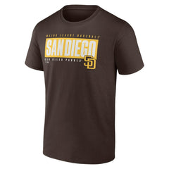 San Diego Padres Blocked Out T-Shirt Brown