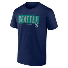 Seattle Mariners Blocked Out T-Shirt Navy