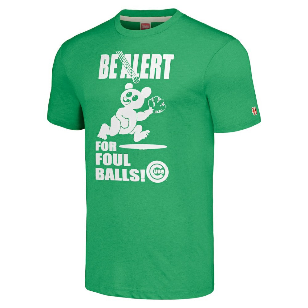 Chicago Cubs Homage Hyper Local Tri-Blend T-Shirt Green