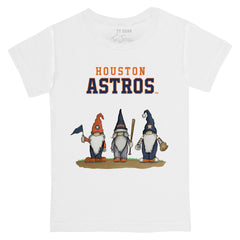 Houston Astros Tiny Turnip Youth Gnomes T-Shirt White