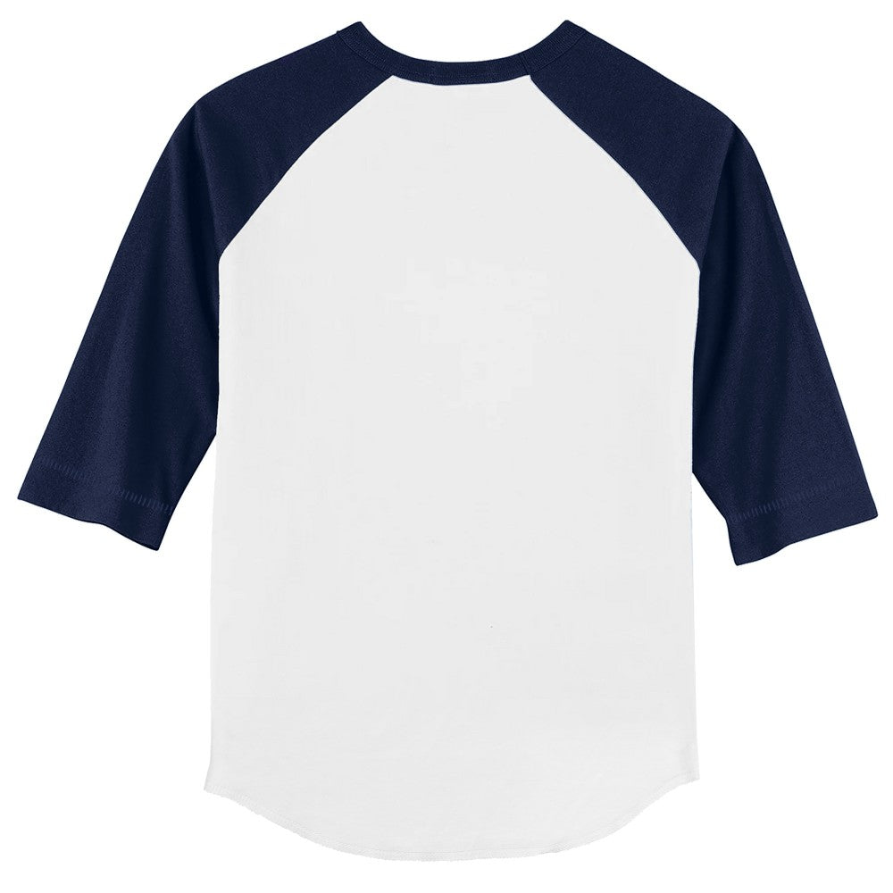 Houston Astros Tiny Turnip Youth Monster Truck 3/4-Sleeve Raglan T-Shirt White/Navy
