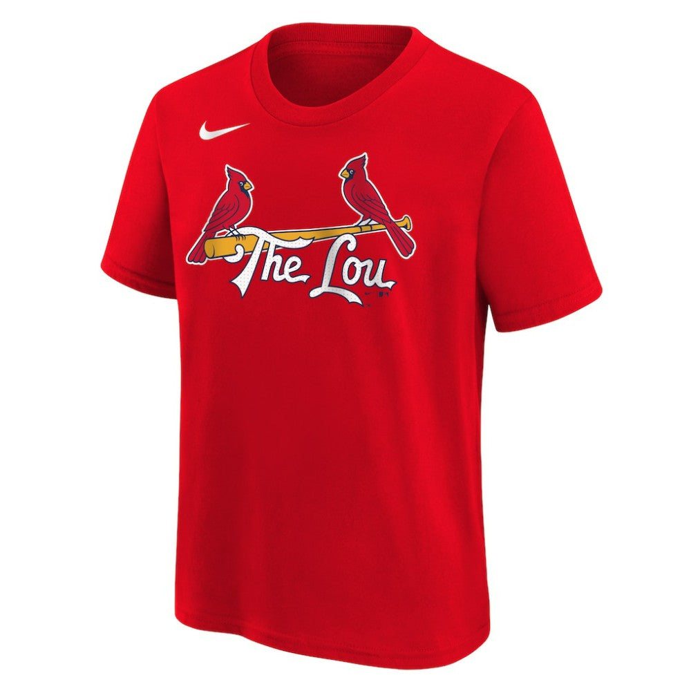 Nolan Arenado St. Louis Cardinals Youth 2024 City Connect Name & Number T-Shirt Red | Nike