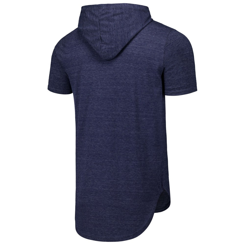 Houston Astros Majestic Threads Tri-Blend Hoodie T-Shirt Navy