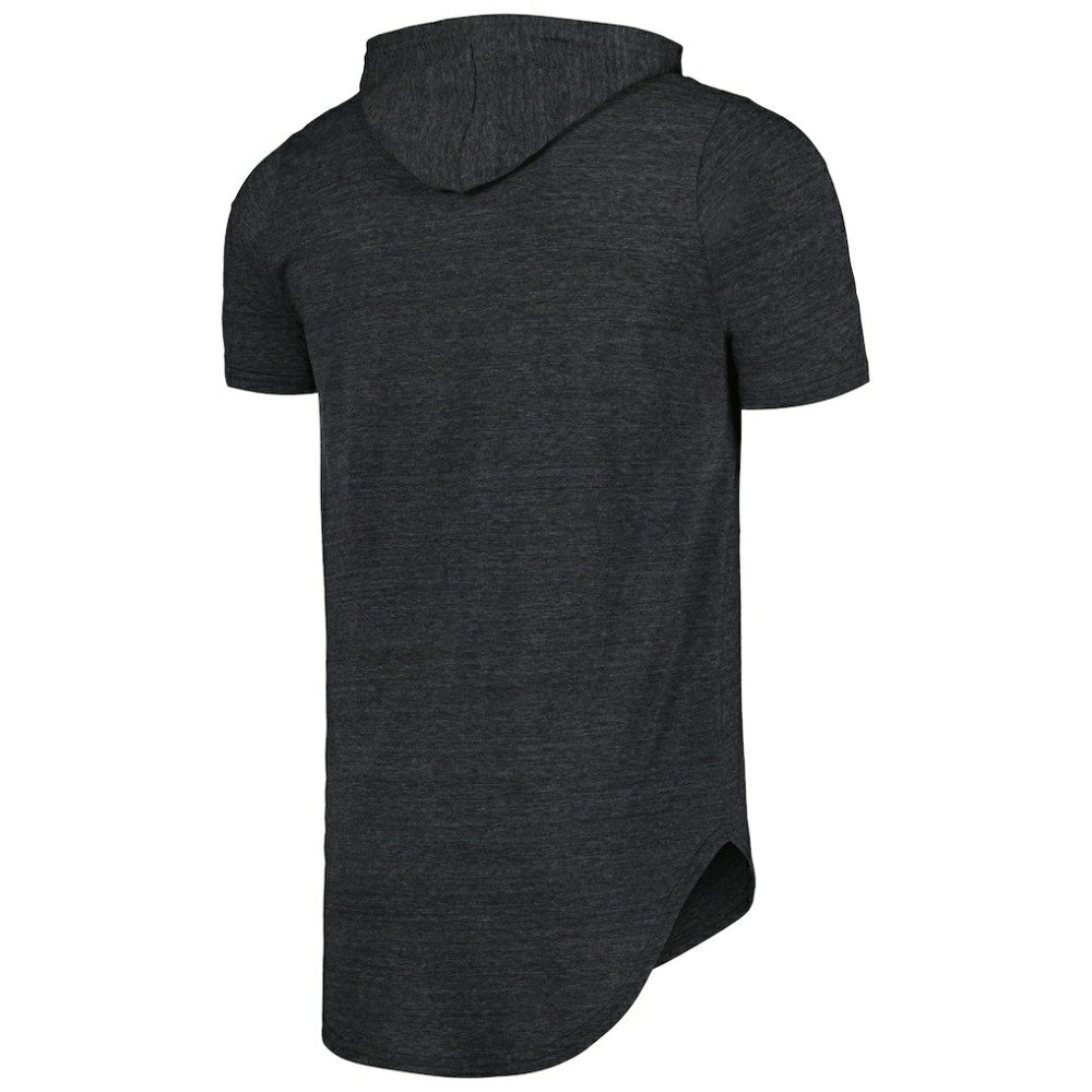 Pittsburgh Pirates Majestic Threads Tri-Blend Hoodie T-Shirt Black