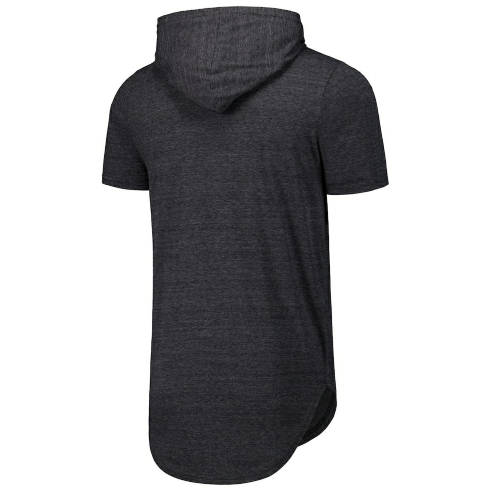 Tampa Bay Rays Majestic Threads Tri-Blend Hoodie T-Shirt Black