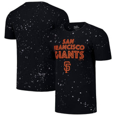 San Francisco Giants Majestic Threads Splatter T-Shirt Black/White