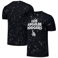Los Angeles Dodgers Majestic Threads Splatter T-Shirt Black/White