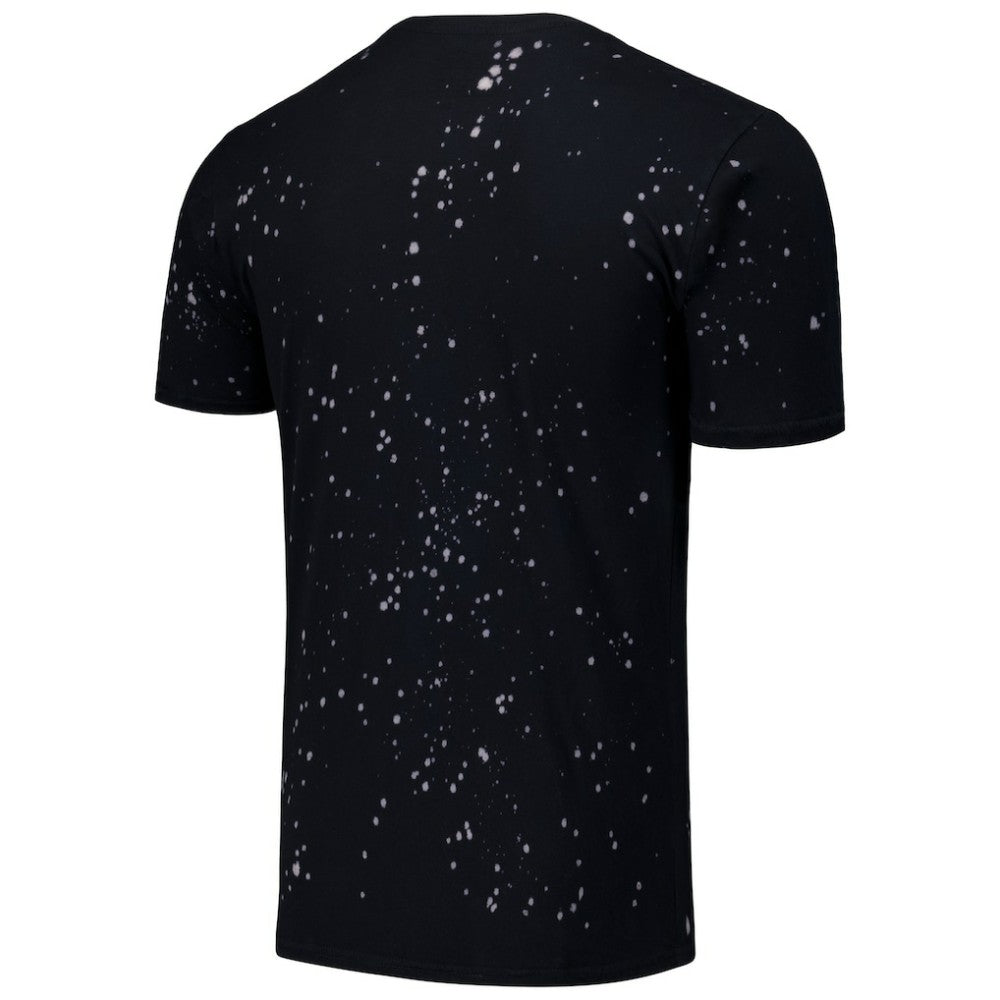 Atlanta Braves Majestic Threads Splatter T-Shirt Black/White