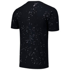 Atlanta Braves Majestic Threads Splatter T-Shirt Black/White