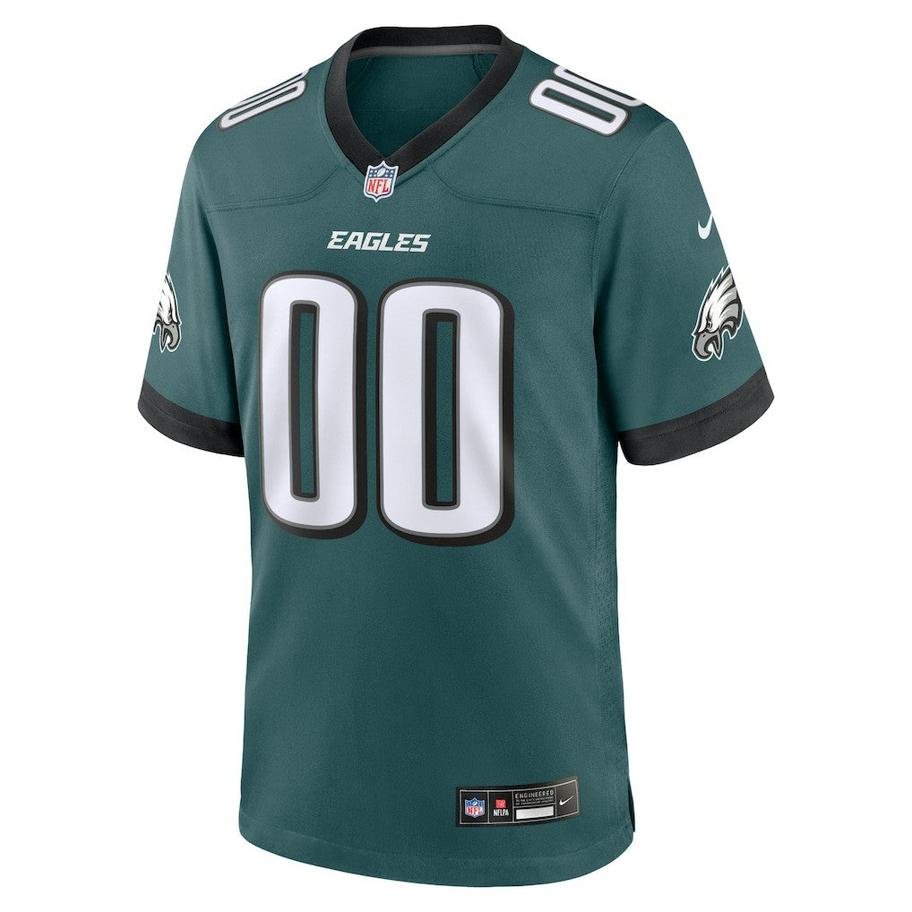 Philadelphia Eagles Custom Game Jersey - Midnight Green