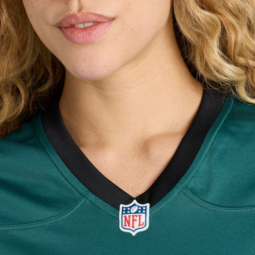 Philadelphia Eagles Women's Custom Game Jersey - Midnight Green