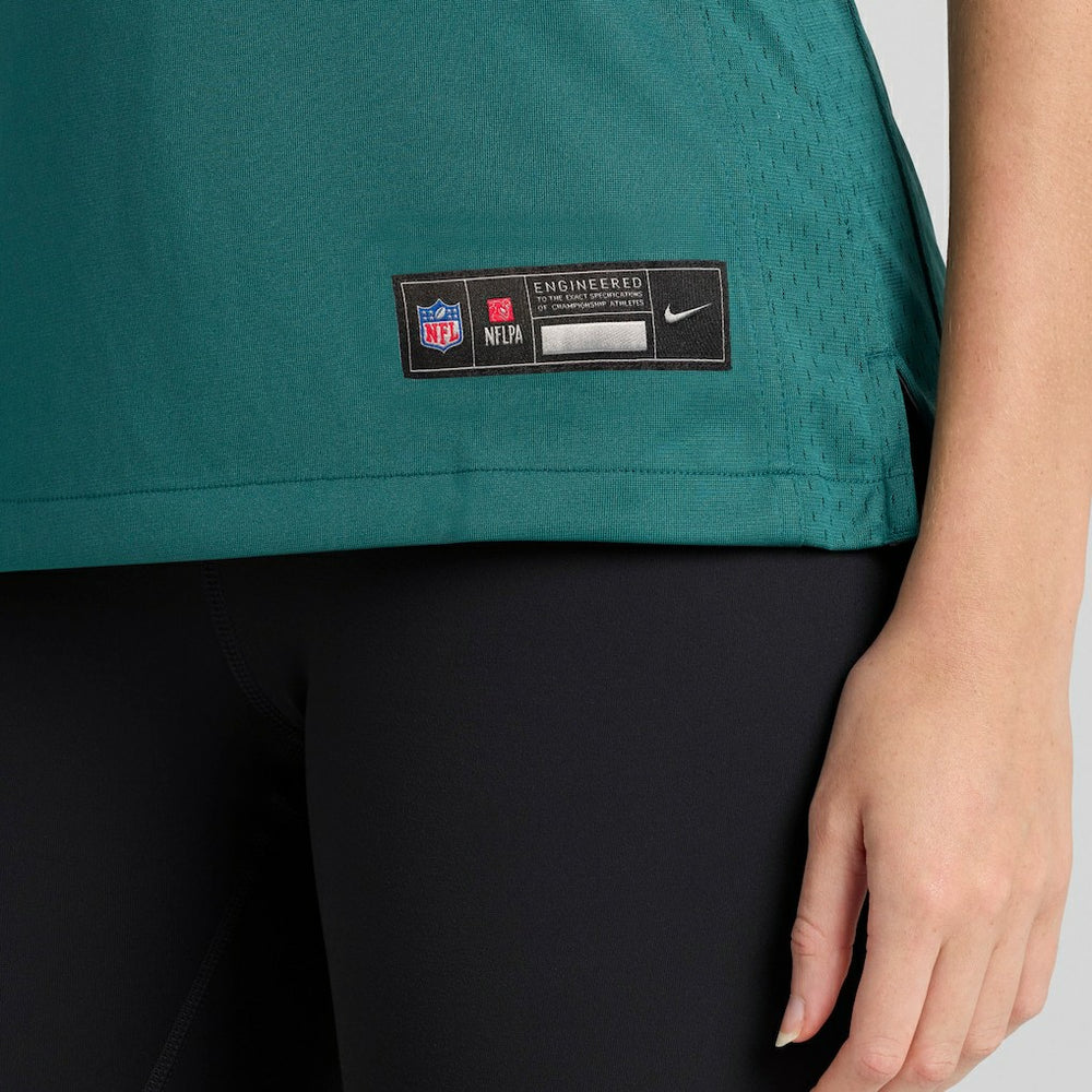 Philadelphia Eagles Women's Custom Game Jersey - Midnight Green