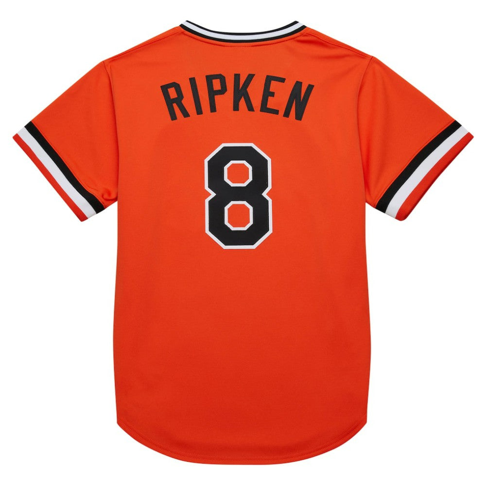 Cal Ripken Jr. Baltimore Orioles 2001 Cooperstown Collection Authentic Throwback Jersey Orange | Mitchell & Ness
