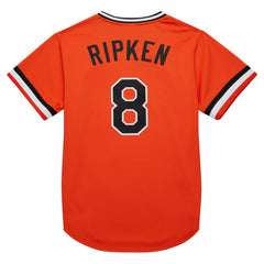 Cal Ripken Jr. Baltimore Orioles 2001 Cooperstown Collection Authentic Throwback Jersey Orange | Mitchell & Ness