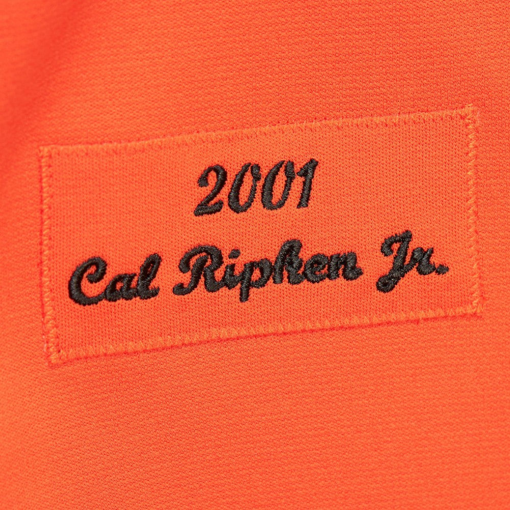 Cal Ripken Jr. Baltimore Orioles 2001 Cooperstown Collection Authentic Throwback Jersey Orange | Mitchell & Ness