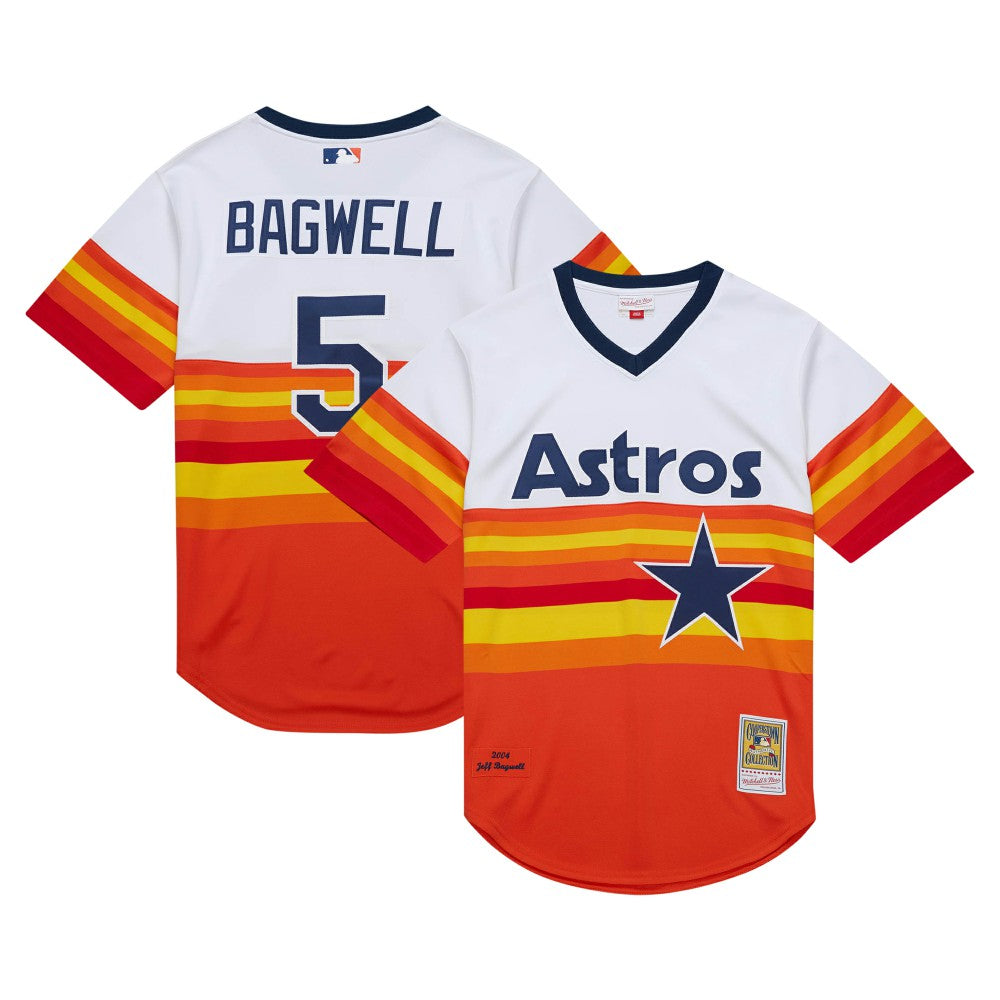 Jeff Bagwell Houston Astros 2004 Cooperstown Collection Authentic Throwback Jersey White | Mitchell & Ness