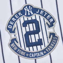 Derek Jeter New York Yankees 2014 Cooperstown Collection Authentic Throwback Jersey White | Mitchell & Ness