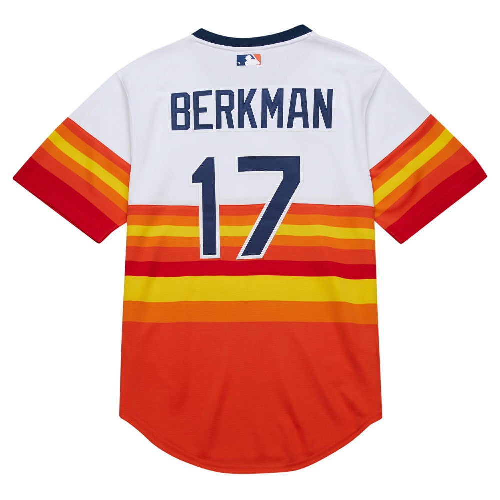 Lance Berkman Houston Astros 2004 Cooperstown Collection Authentic Throwback Jersey White | Mitchell & Ness