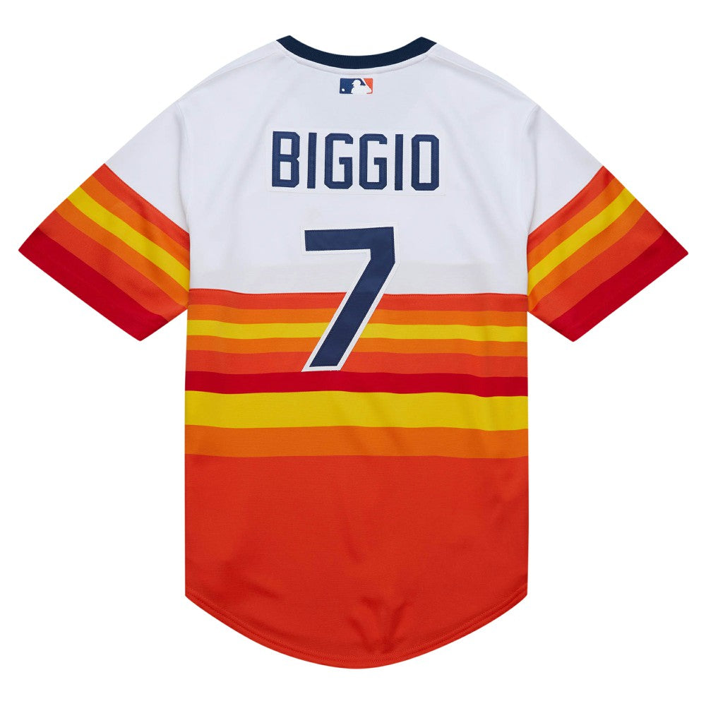 Craig Biggio Houston Astros 2004 Cooperstown Collection Authentic Throwback Jersey White | Mitchell & Ness
