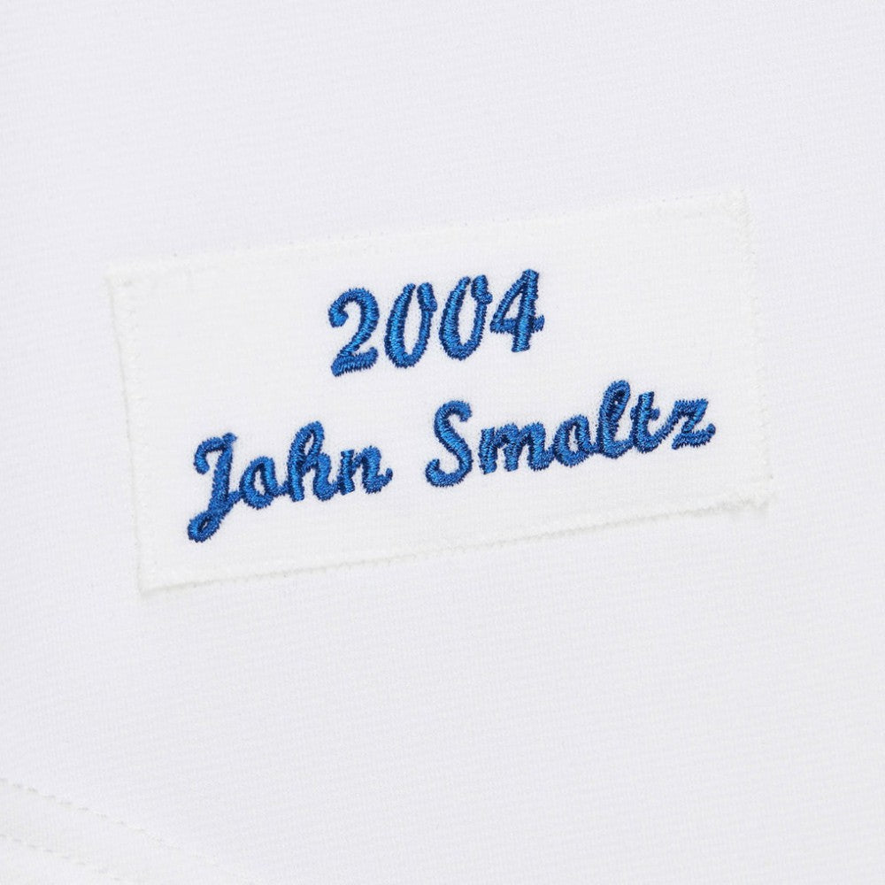 John Smoltz Atlanta Braves 2004 Cooperstown Collection Authentic Throwback Jersey White | Mitchell & Ness
