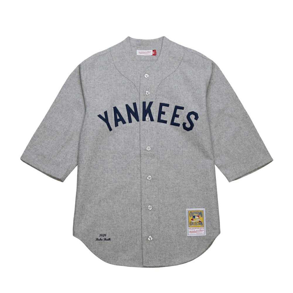 Babe Ruth New York Yankees Cooperstown Collection 1929 Authentic Jersey Gray | Mitchell & Ness