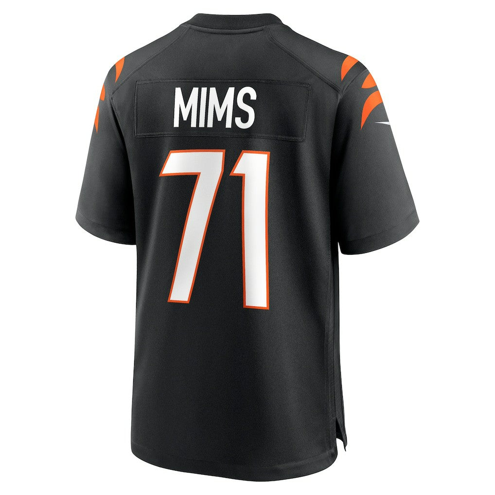 Amarius Mims Cincinnati Bengals Player Game Jersey - Black