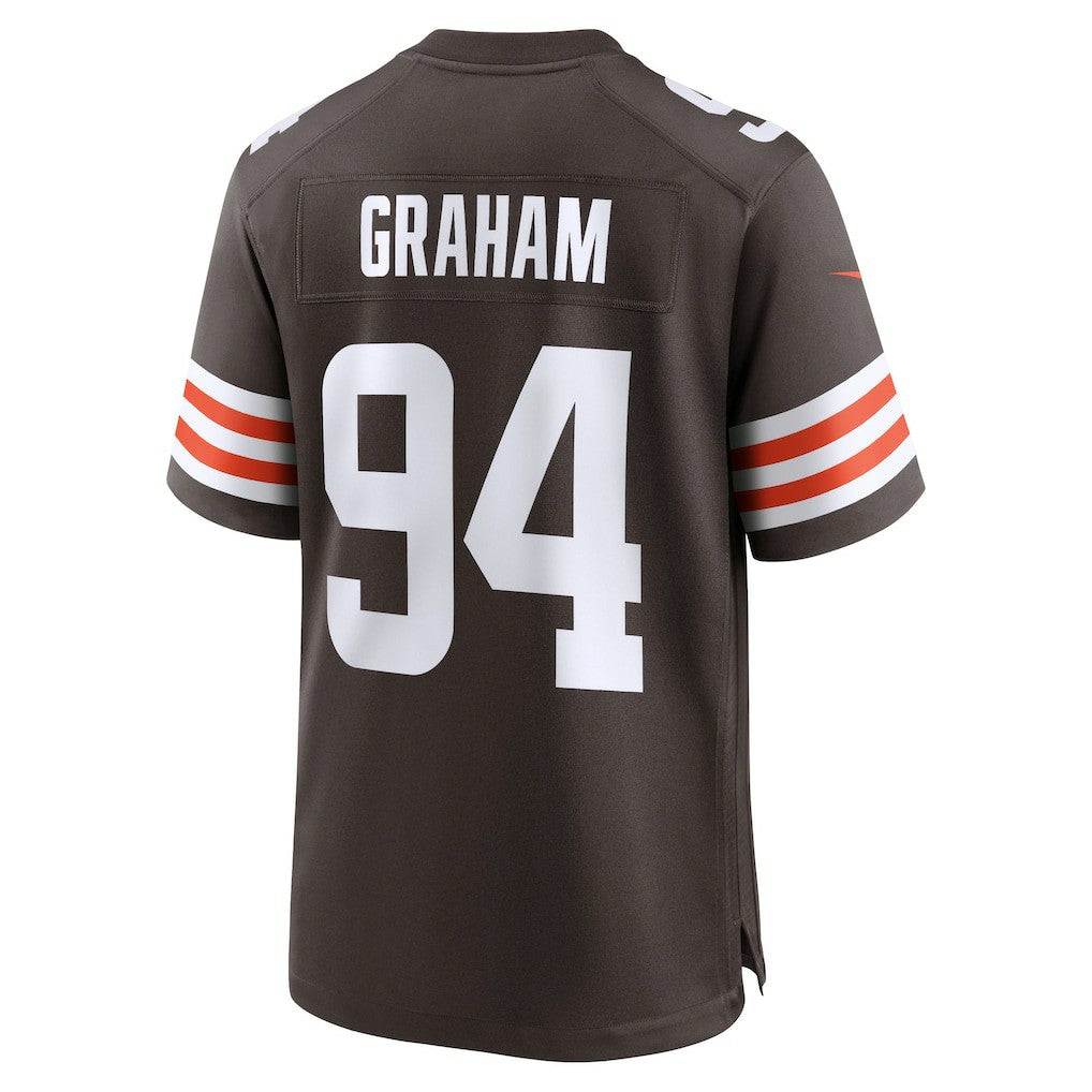 Mason Graham Cleveland Browns 2025 NFL Draft First Round Pick Game Jersey - Brown