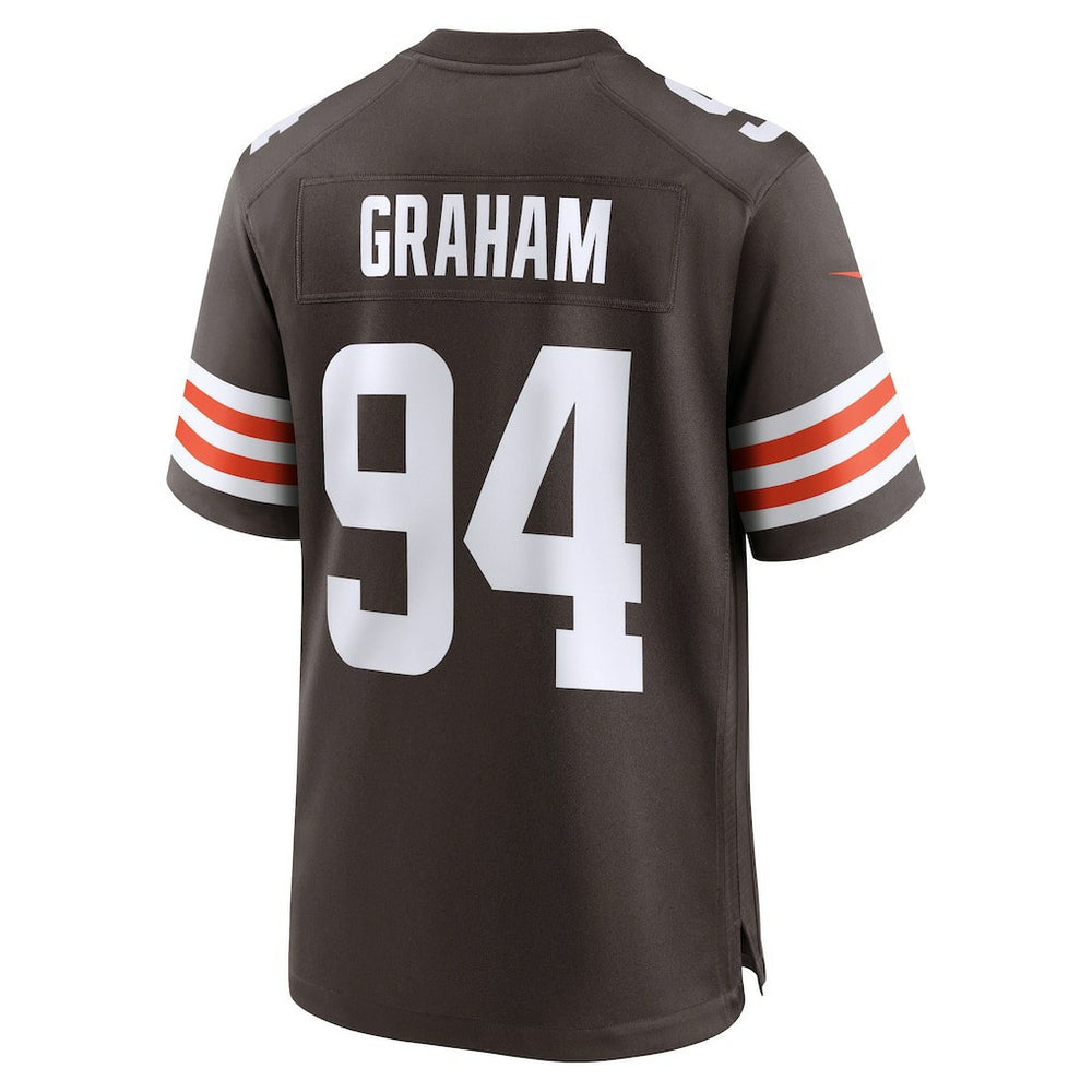 Mason Graham Cleveland Browns 2025 NFL Draft First Round Pick Game Jersey - Brown