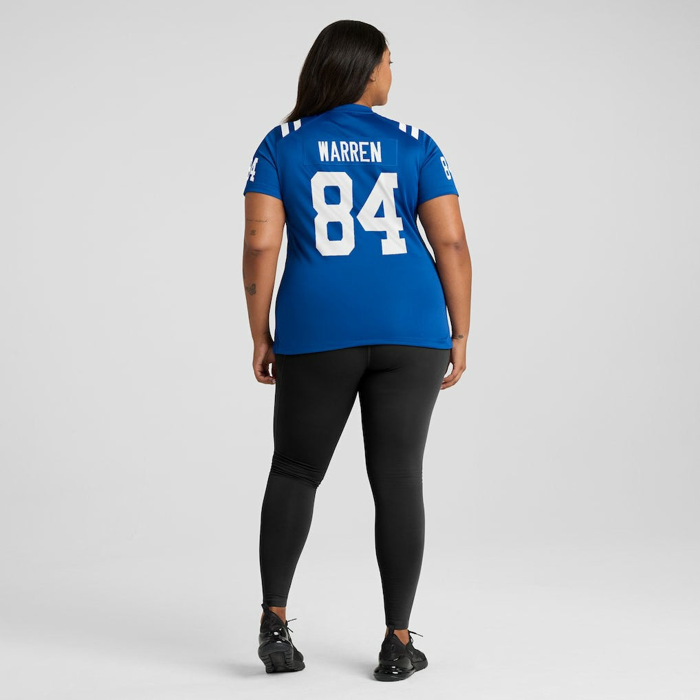Tyler Warren Indianapolis Colts Women's Game Jersey - Royal