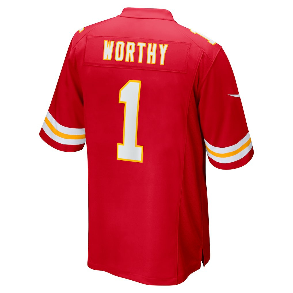 Xavier Worthy Kansas City Chiefs Player Game Jersey - Red