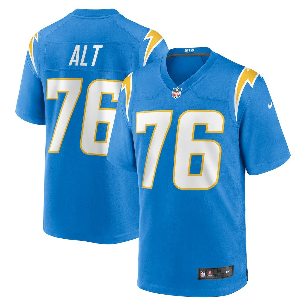 Joe Alt Los Angeles Chargers Player Game Jersey - Powder Blue