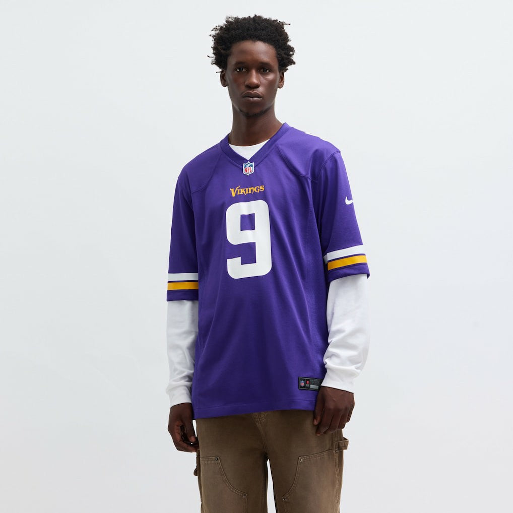 J.J. McCarthy Minnesota Vikings Player Game Jersey - Purple