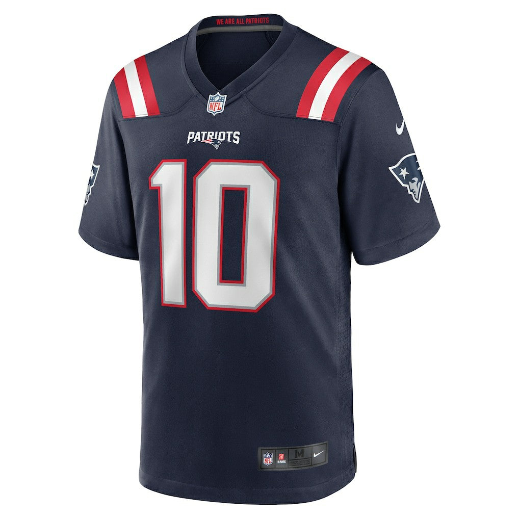 Drake Maye New England Patriots Player Game Jersey - Navy