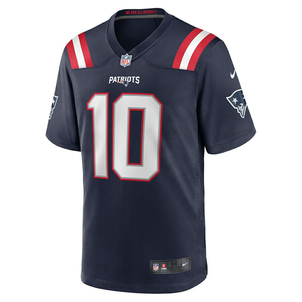 Drake Maye New England Patriots Player Game Jersey - Navy