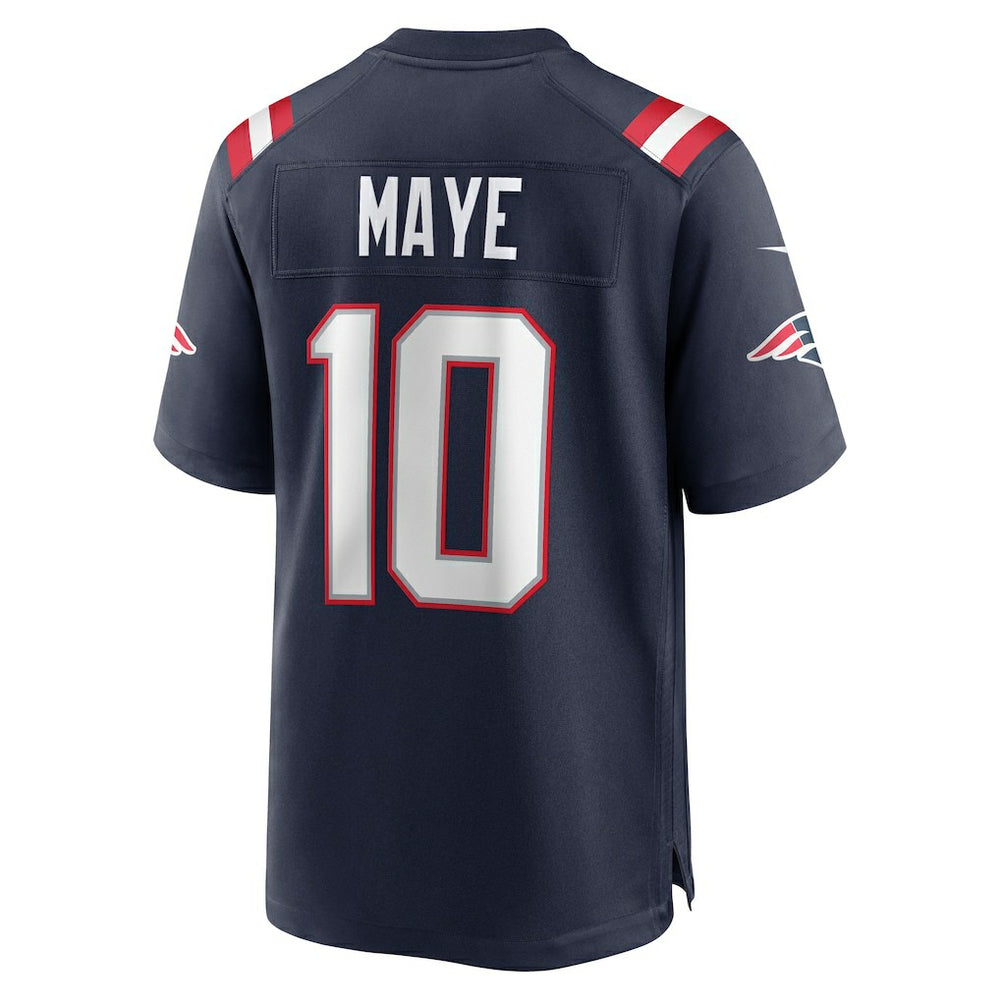Drake Maye New England Patriots Player Game Jersey - Navy