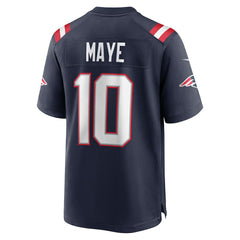 Drake Maye New England Patriots Player Game Jersey - Navy