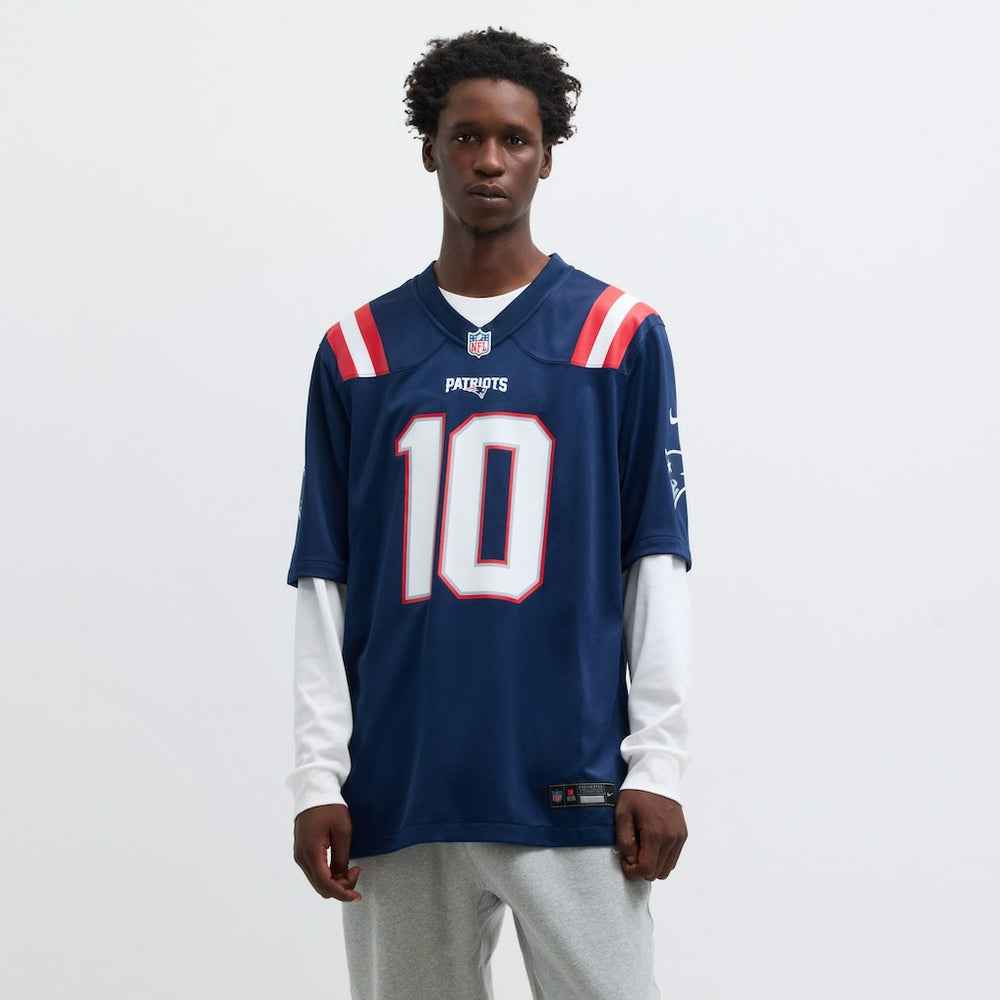 Drake Maye New England Patriots Player Game Jersey - Navy