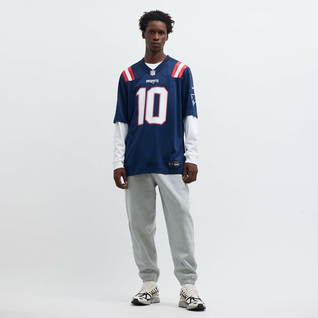 Drake Maye New England Patriots Player Game Jersey - Navy