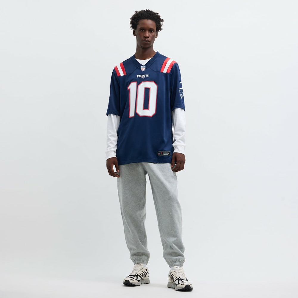 Drake Maye New England Patriots Player Game Jersey - Navy