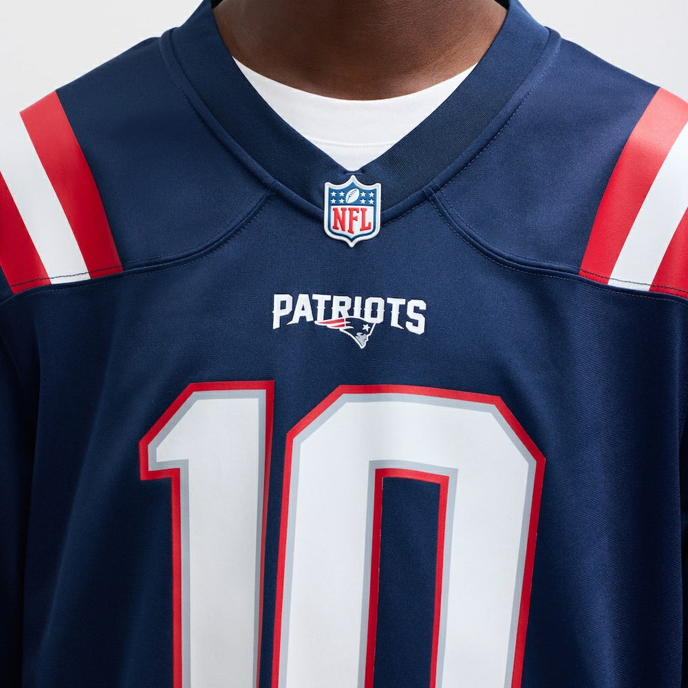 Drake Maye New England Patriots Player Game Jersey - Navy