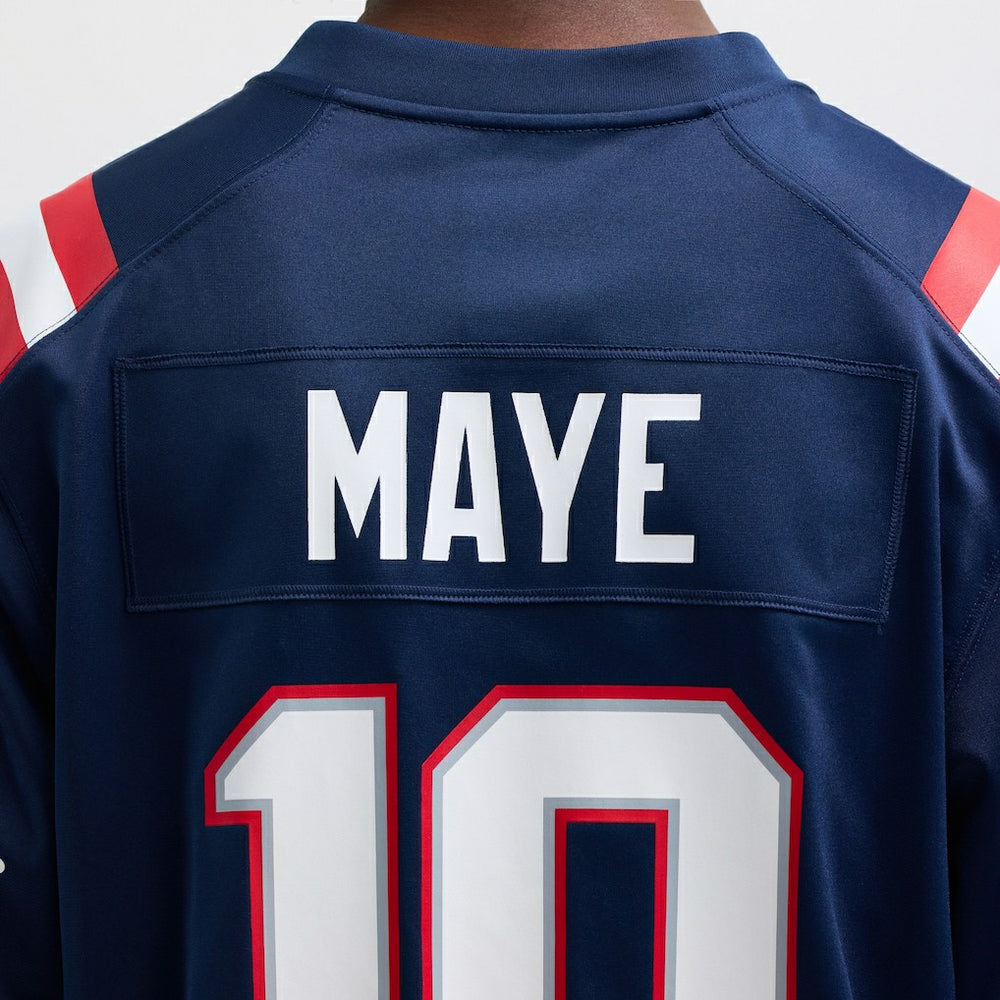 Drake Maye New England Patriots Player Game Jersey - Navy