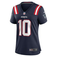 Drake Maye New England Patriots Women's Player Game Jersey - Navy