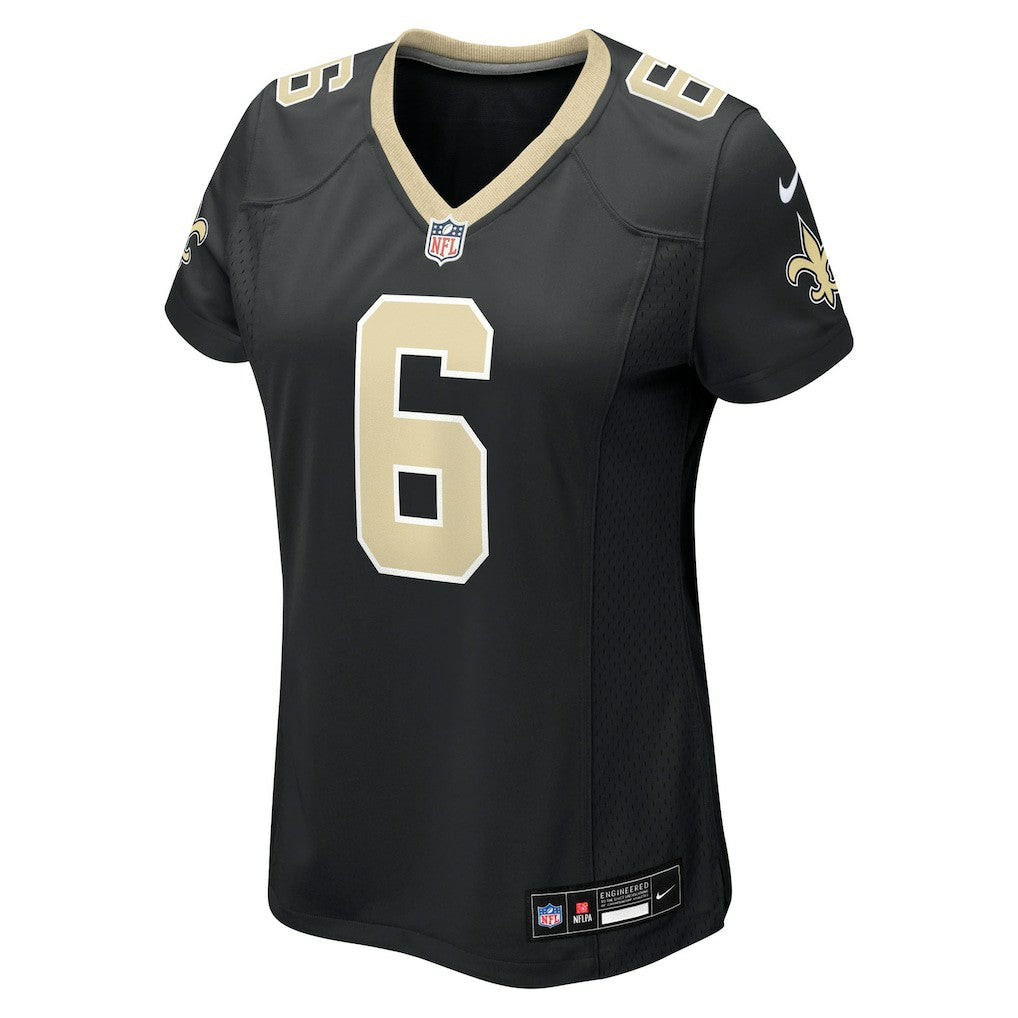 Tyler Shough New Orleans Saints Women's Game Jersey - Black