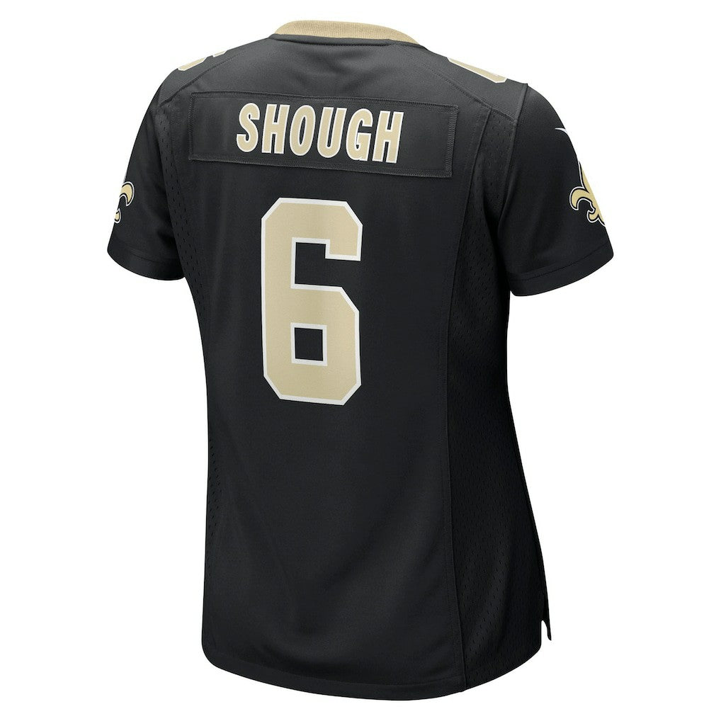Tyler Shough New Orleans Saints Women's Game Jersey - Black