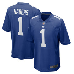 Malik Nabers New York Giants Player Game Jersey - Royal