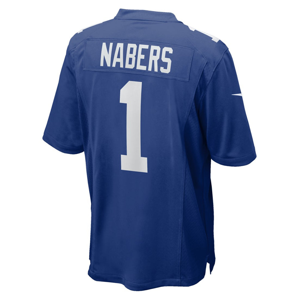 Malik Nabers New York Giants Player Game Jersey - Royal