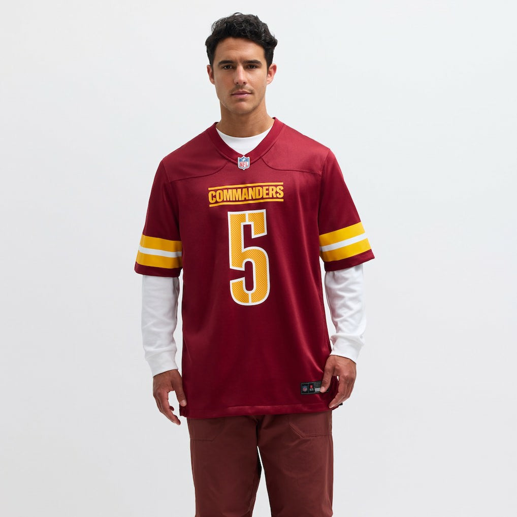 Jayden Daniels Washington Commanders Player Game Jersey - Burgundy